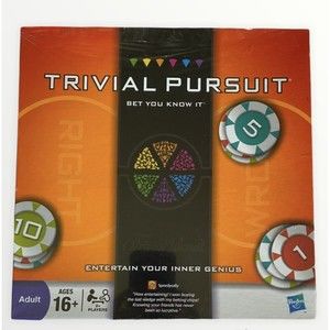 Hasbro New Trivial Pursuit Bet You Know It Edition Board Game NEW SEALED